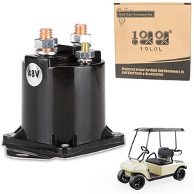10L0L 48V solenoid relay top view for Club Car DS
