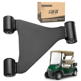 10L0L golf cart A-arm assembly for EZGO RXV front view; supports smooth steering.