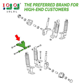 10L0L Golf cart A-arm for EZGO RXV enhances suspension fit
