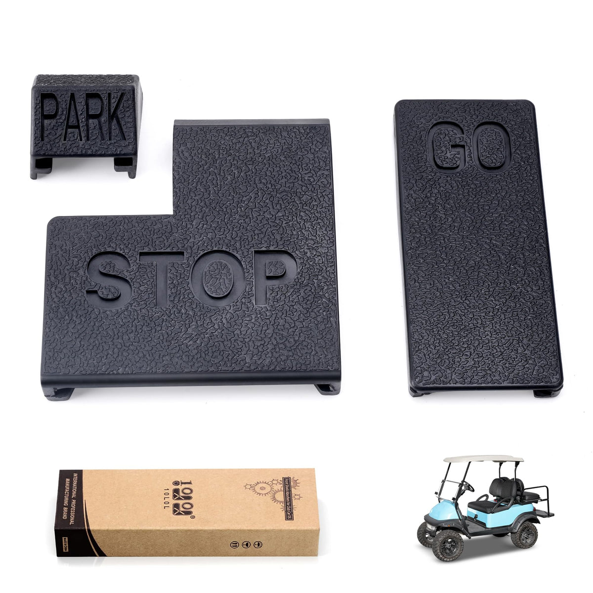 10L0L accelerator pedal pad close-up with textured grip for smooth acceleration