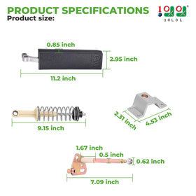 10L0L durable materials resist wear and corrosion for long cart life.