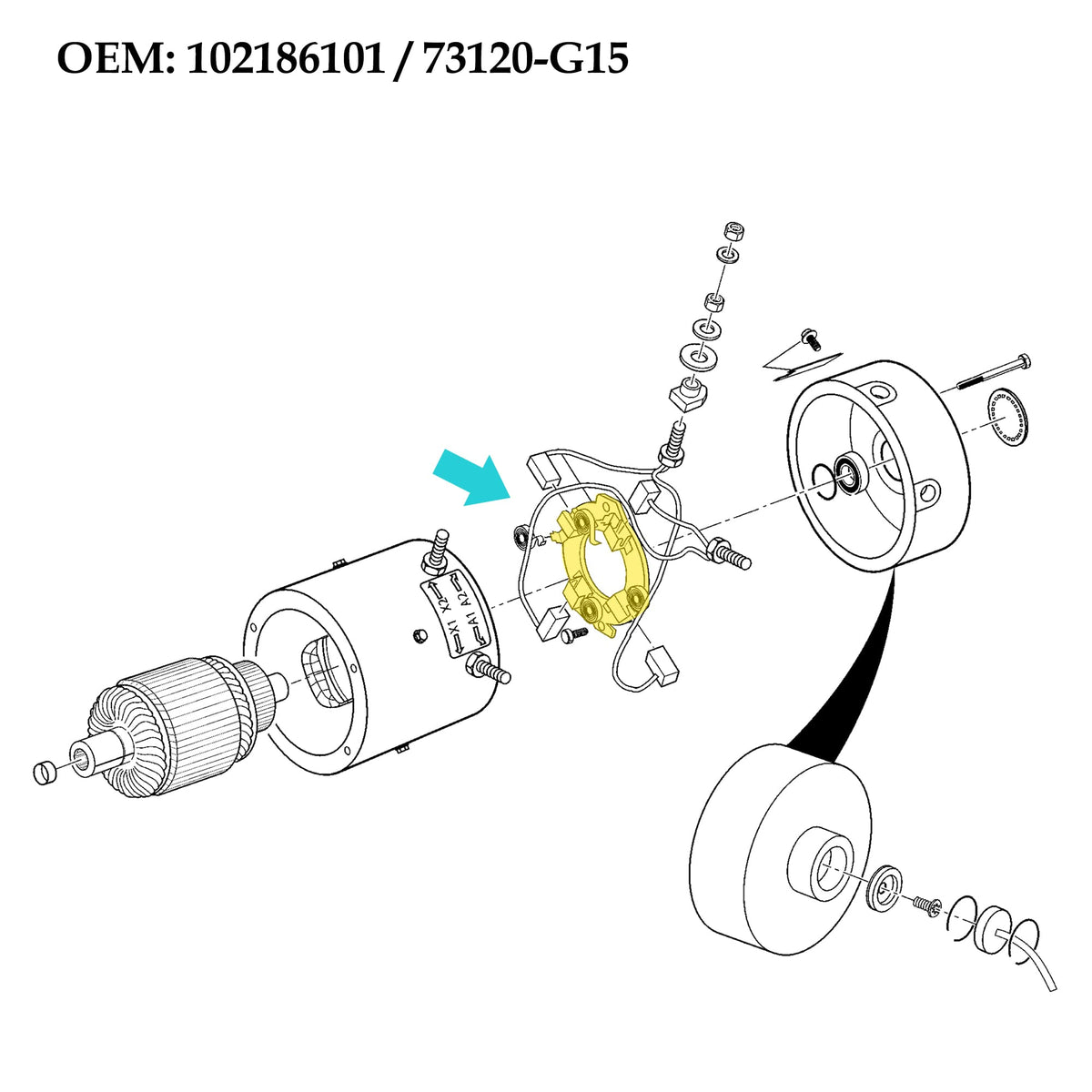 10L0L ADC brush holder plate installation guide highlights simple fit for EZGO carts