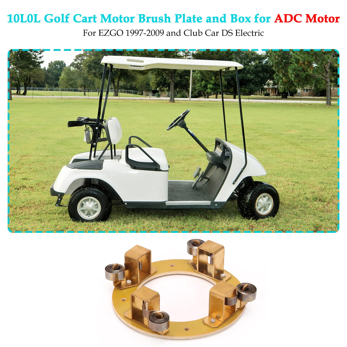 10L0L image highlights OEM 73120-G15 compatibility with EZGO and motor models