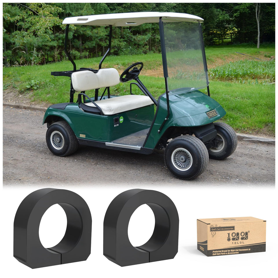 10L0L golf cart axle ISOMOUNT bushings installed improve stability for EZGO TXT