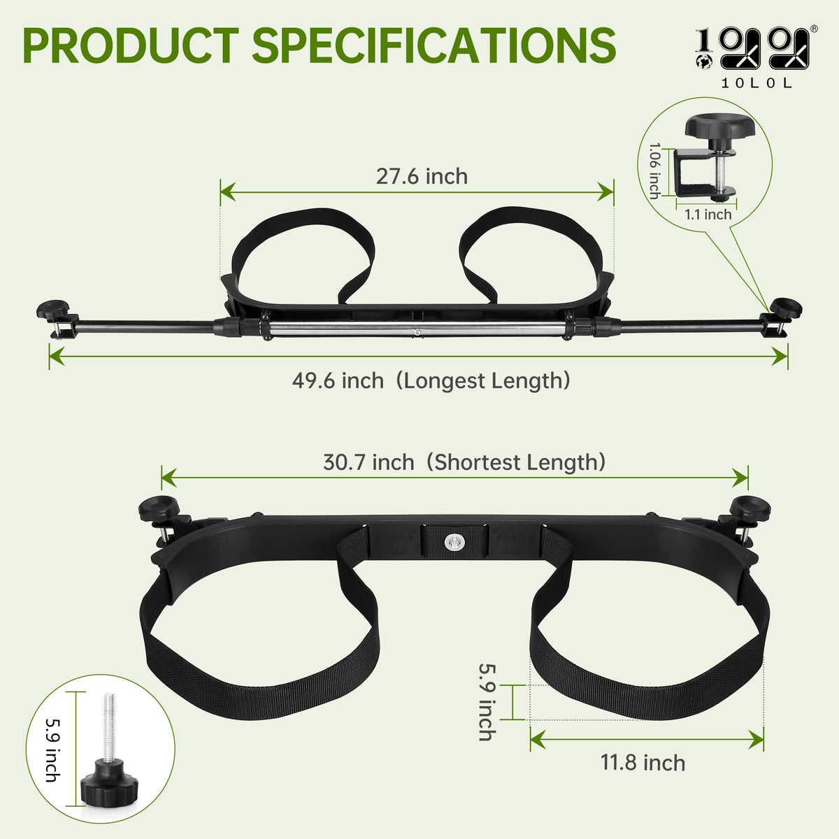 10L0L soft padding protects cart finish during use