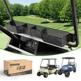 10L0L Golf Cart Basket front dash install for secure mounting