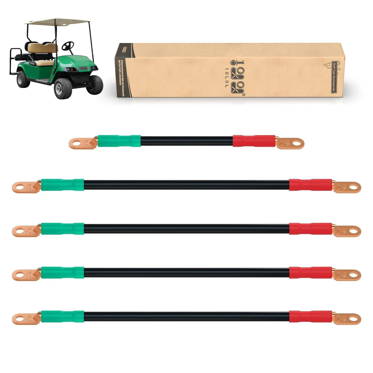10L0L golf cart cable set for Yamaha G22 48V main view shows complete wiring
