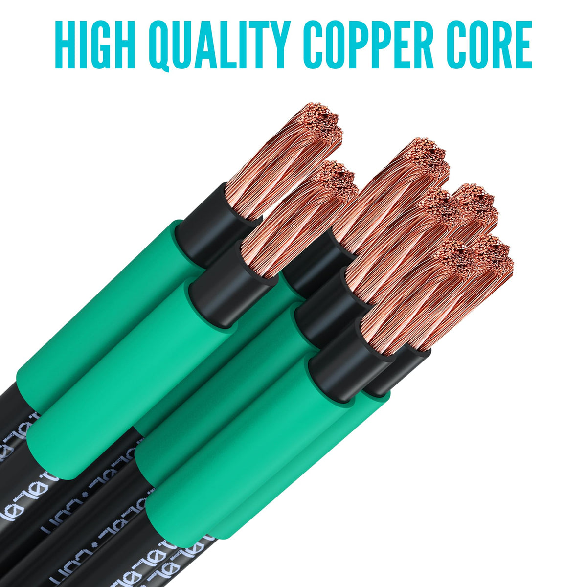 10L0L Golf Cart Cables 14-inch: dual-cable set boosts continuity.