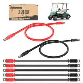 10L0L golf cart 14in black cables for reliable 48V connections and easy install