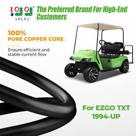 10L0L golf cart battery cables 13-inch section for longer reach