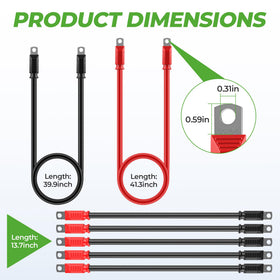 10L0L rugged golf-cart cables built for outdoor use and longevity