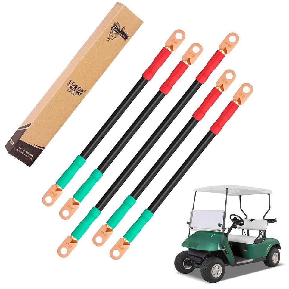 10L0L golf cart cables for EZGO TXT 1994-up, 36V/48V compatibility.