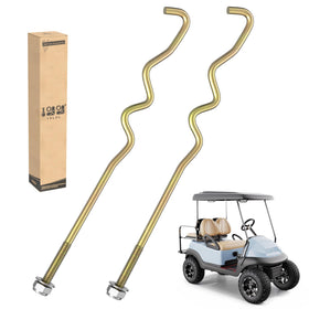 10L0L Golf Cart Battery Hold Down Rod Kit 2-pack keeps the battery secure during rides.