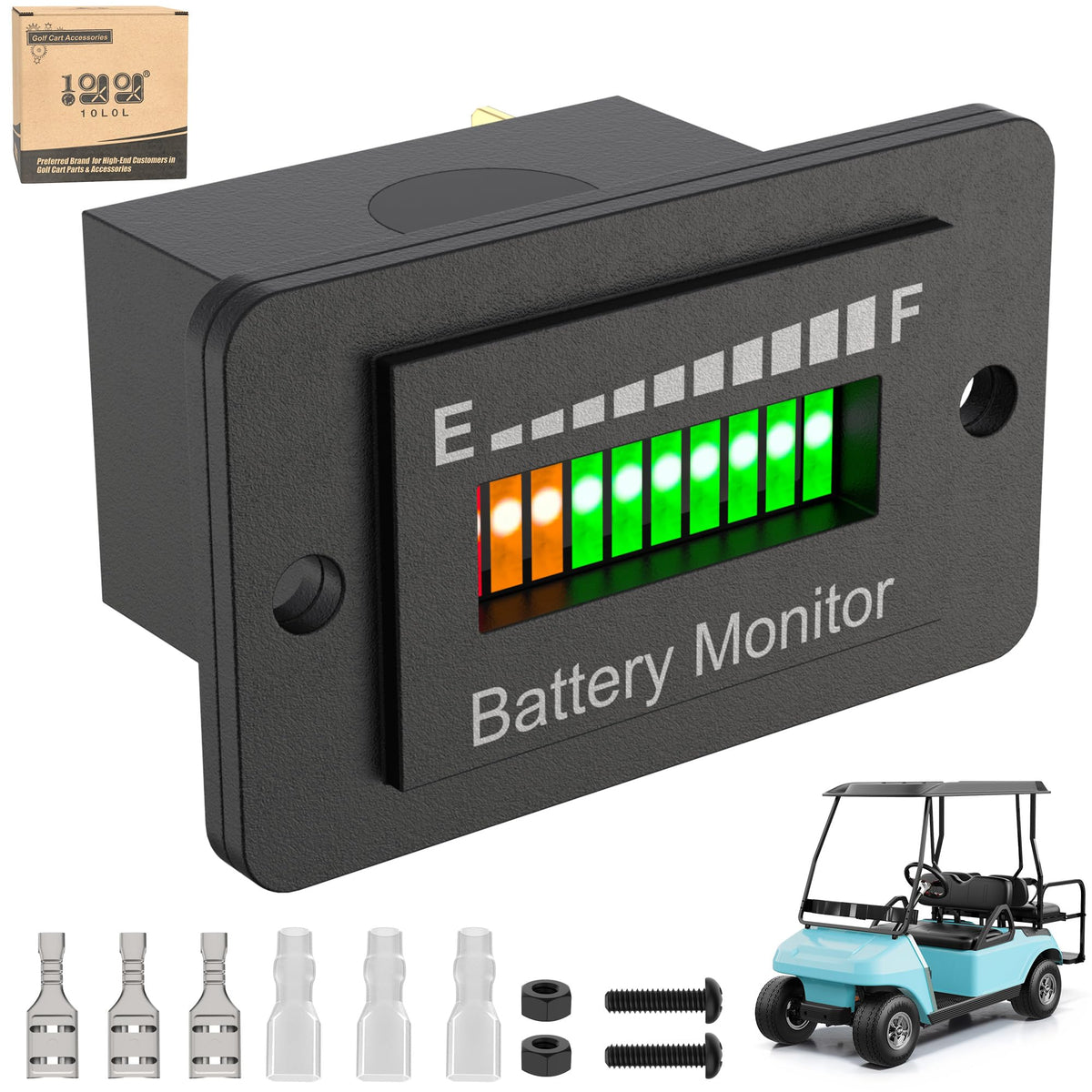 10L0L golf cart battery monitor direct OEM replacement option