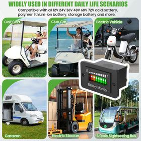 10L0L ideal for golf carts and electric scooters