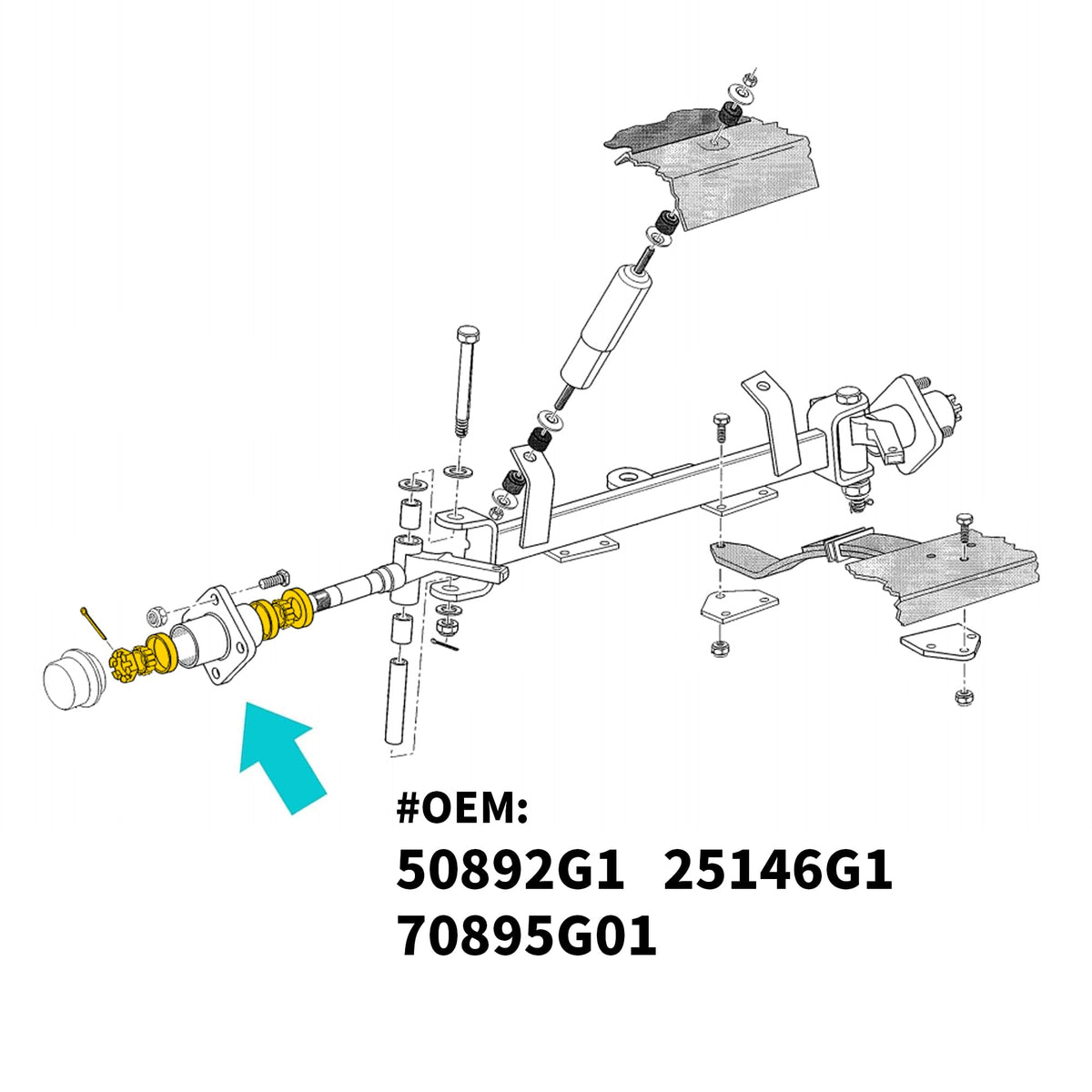 10L0L bearing cones and races shown for precise fit and reduced play.