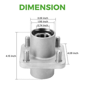 LM11949 bearing model ensures correct fit with DS hubs