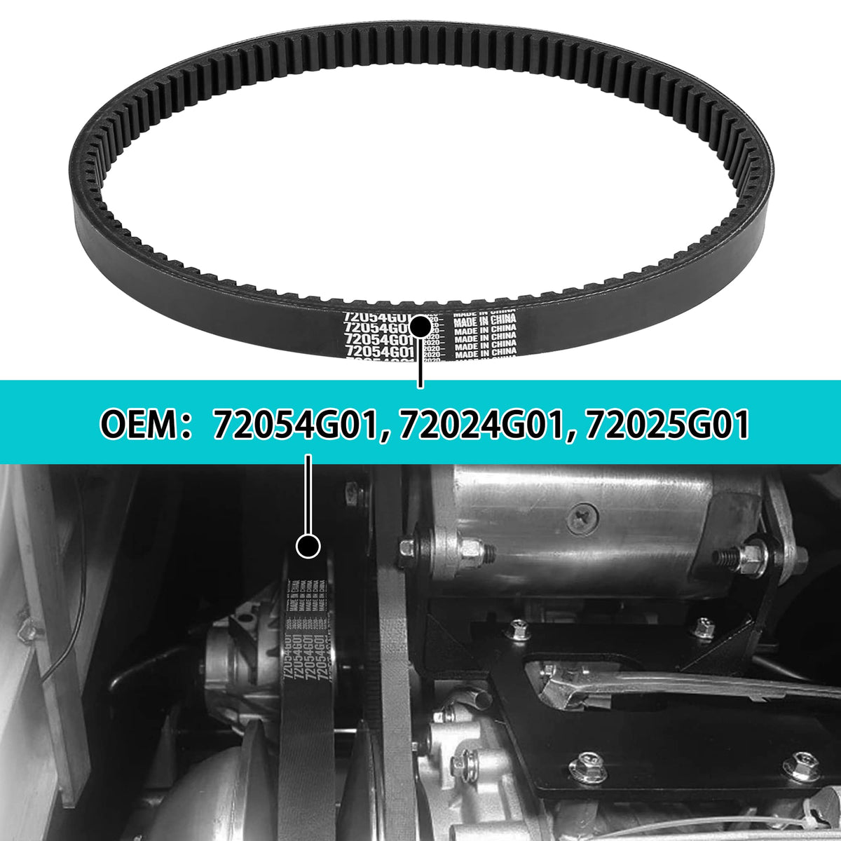10L0L golf cart belt installation guide visual for easy replacement