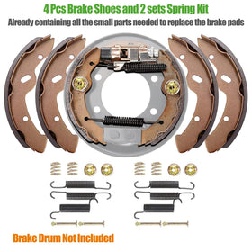 10l0l golf cart brake assembly content, four brake shoes included