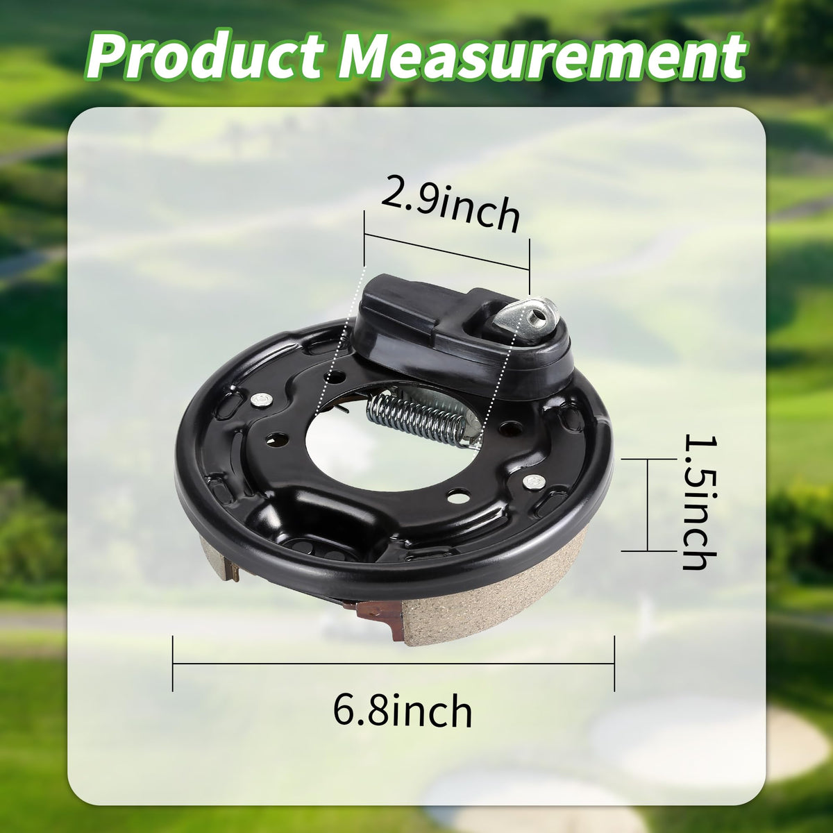 Installation-ready brake assembly design for easy mounting
