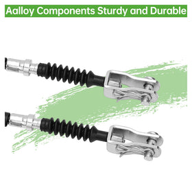 10L0L brake cable installed on a Yamaha G8 demonstrates real-world fit
