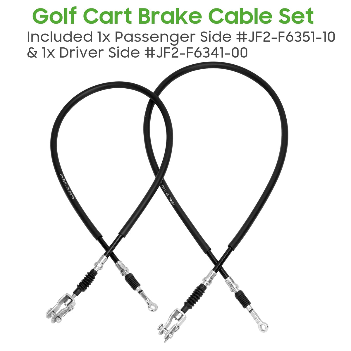 10L0L installed on Yamaha golf cart, demonstrating ready braking system.
