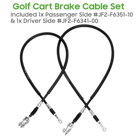 10L0L installed on Yamaha golf cart, demonstrating ready braking system.