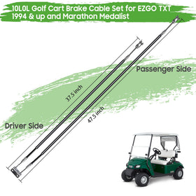 10L0L brake cable package includes both passenger and driver cables.