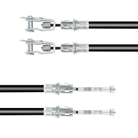 10L0L brake cable passenger side for Tempo offers efficient braking control