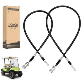 10L0L brake cable set, passenger-side view highlights durable construction for Yamaha carts.