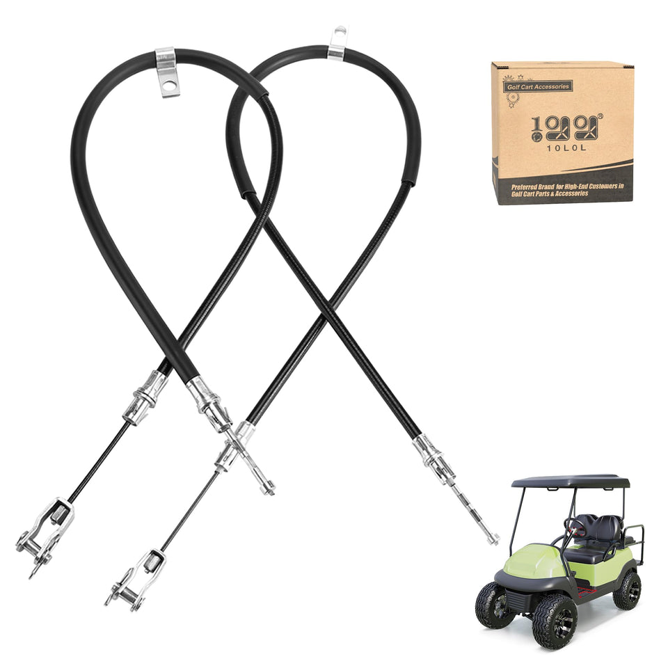10L0L brake cable set driver-side view for reliable braking.