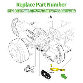 10L0L brake cable in use demonstrating precise braking response.