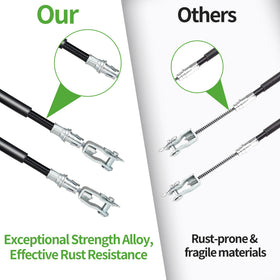 Close-up of 10L0L metal construction for durability.