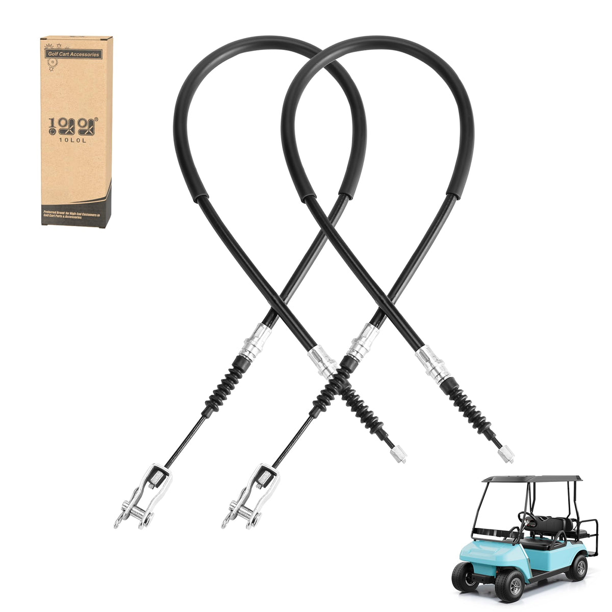 10L0L brake cables for Club Car DS 2000+ – precise control on slopes