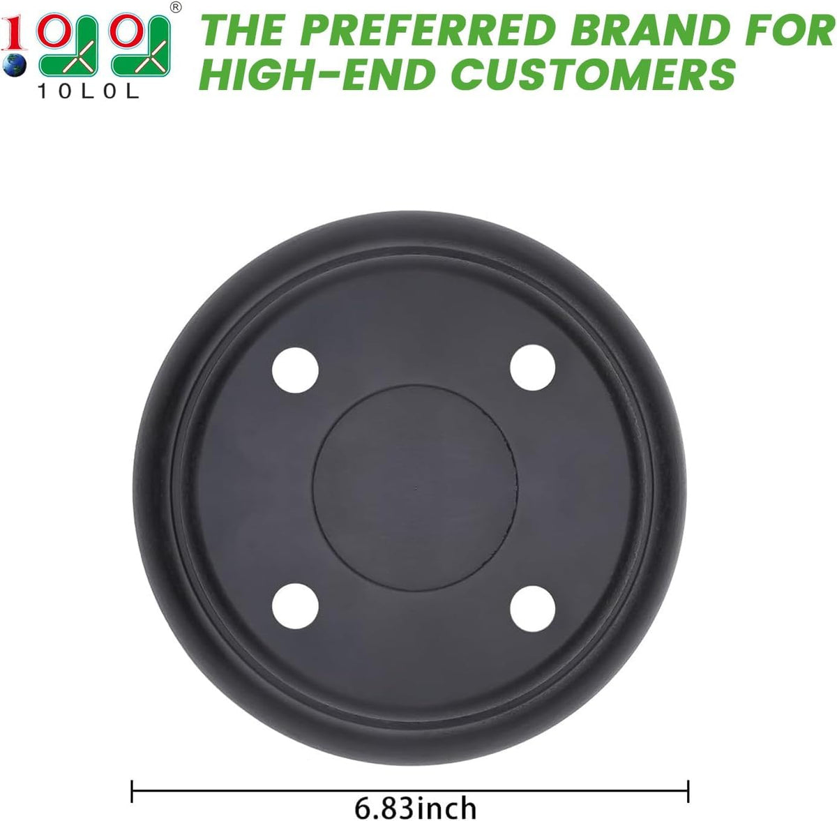 10L0L Golf Cart Brake Drum Hub DS installed demonstrates precise fit