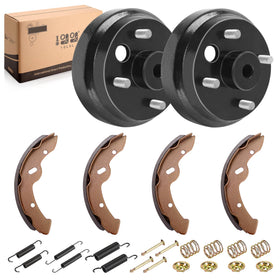 10L0L golf cart brake drums kit front view improves stopping reliability for EZGO TXT