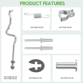 10L0L hook spring and end rod detail highlighting secure fit.