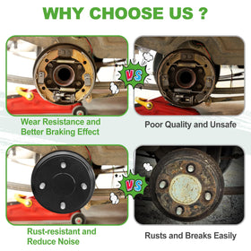 10L0L brake shoes rear-right, reliable rear braking component.