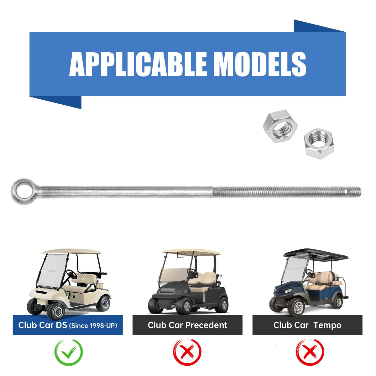 10L0L golf cart upgrade for Club Car brake system