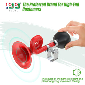 10L0L snail horn chrome side mount for universal cart compatibility