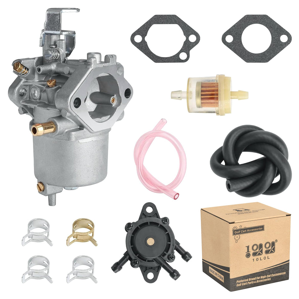 10L0L golf cart carburetor fuel pump kit ready for 1998+ Club Car