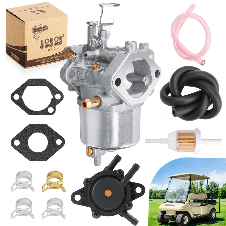 10L0L golf cart carburetor kit for Club Car DS—durable design for reliable performance.