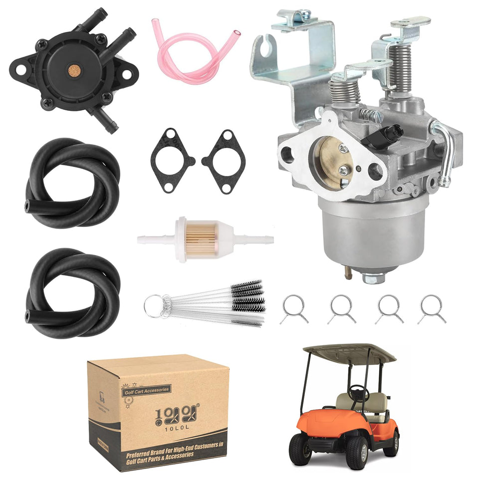 10L0L golf cart carburetor kit package for Yamaha engines improves reliability