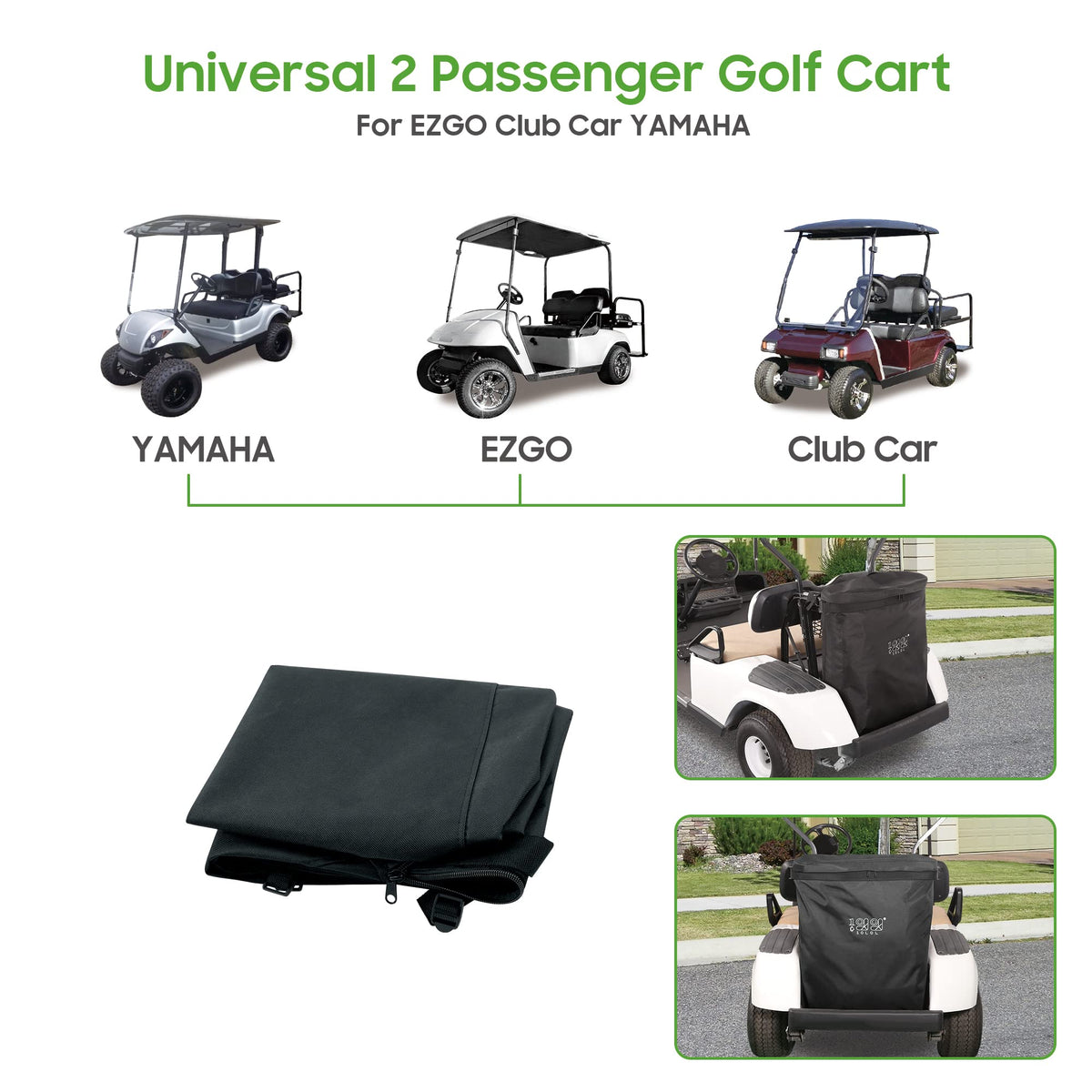 Foldable design shown; fits under-seat when not in use.