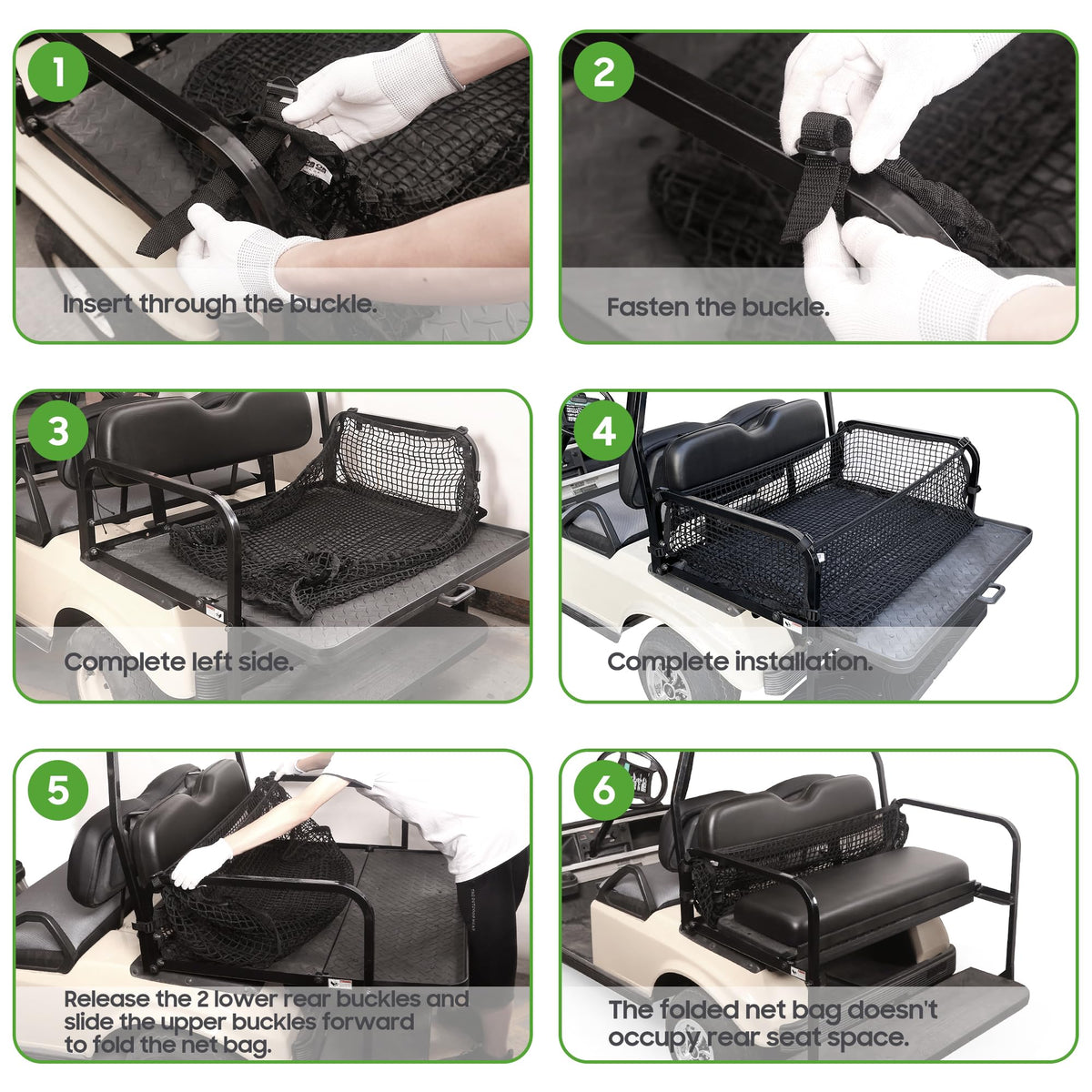 Display size helps plan carrying capacity for rear cargo