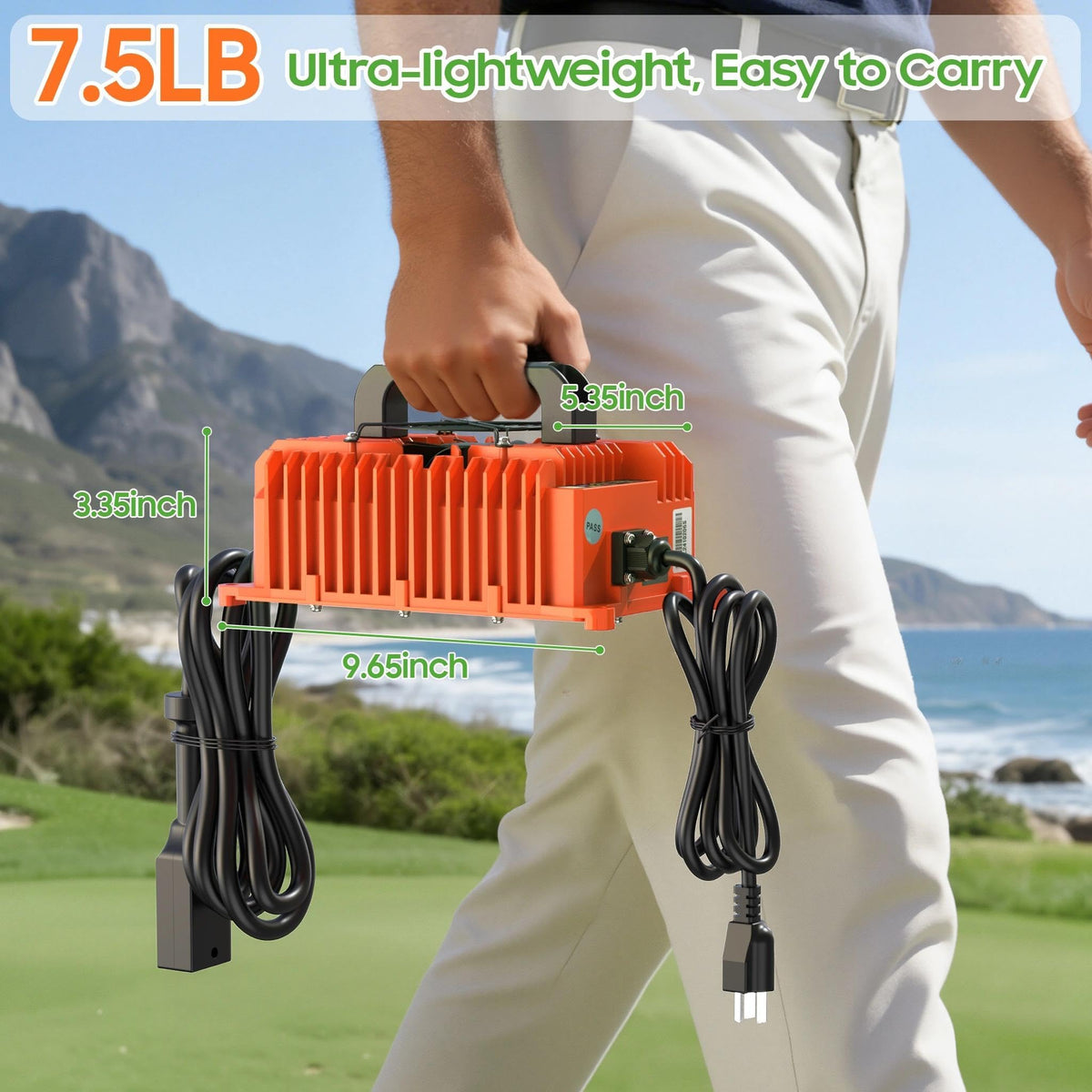 Automatic top-off feature keeping batteries ready with the 10L0L charger