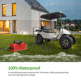 10L0L EZGO TXT-compatible golf cart charger for easy replacement