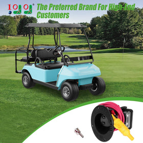 10L0L Golf Cart Charger Receptacle side view highlighting easy installation