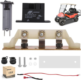 10L0L golf cart charger repair kit relay closeup for Powerdrive reliability