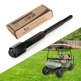 10L0L Golf Cart Clutch Removal Tool for Yamaha G29 in use during maintenance